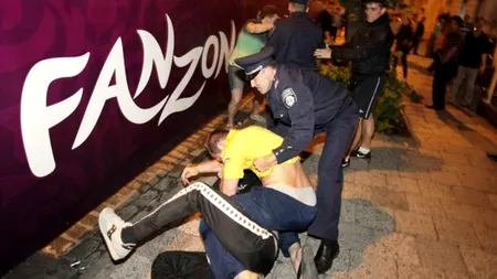 EURO 2012 - Suporterii ruși s-au luat la bătaie cu stewarzii polonezi, după primul meci. VIDEO