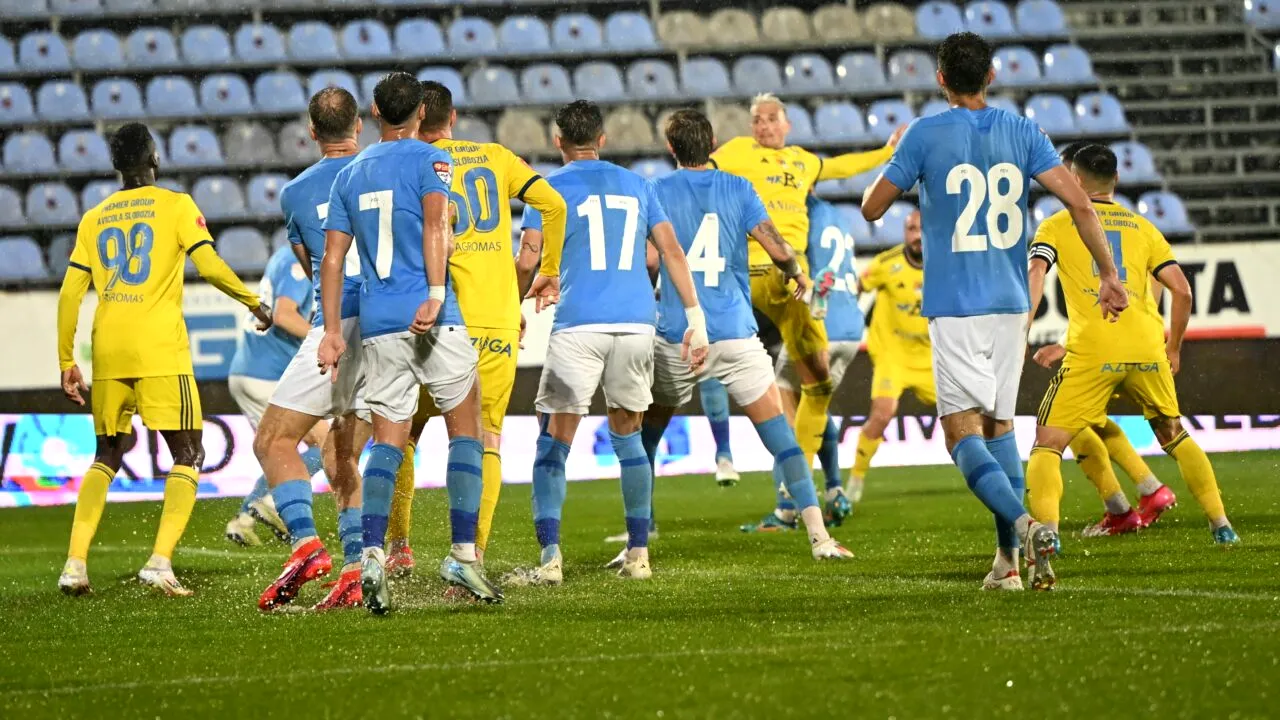 Surpriză în barajul pentru menținerea / promovarea în Superliga. FC Voluntari a învins Unirea Slobozia. „Am mai jucat cu sabia deasupra capului”