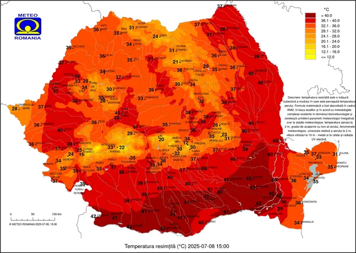 Meteorologii, în alertă. Orașul din România cu temperaturi de 43 de grade Celsius