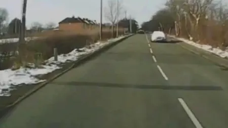 VIDEO. Imagini inedite surprinse de un șofer britanic. 