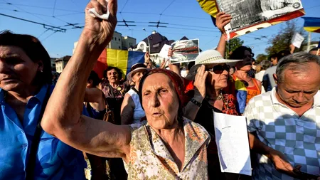 Cum s-a văzut de la Jandarmerie protestul antenist. Duminică era 