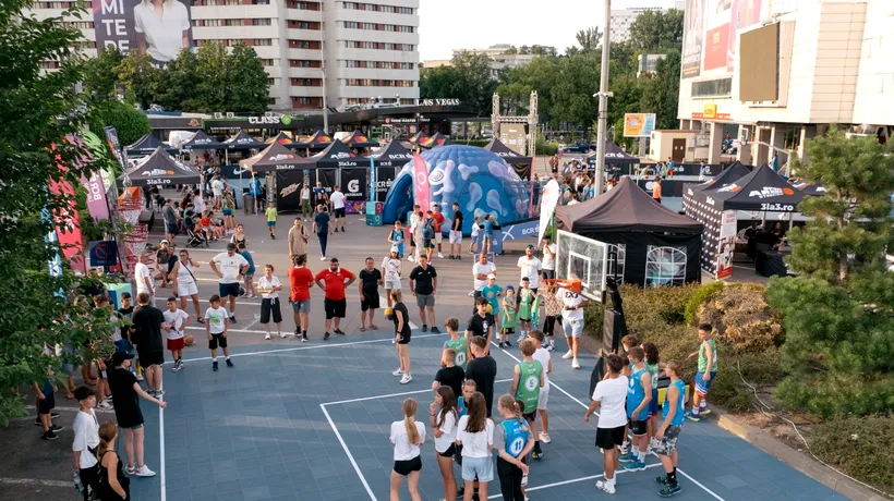 Spectacol de baschet 3x3 la Iași: 300 de jucători s-au duelat pentru premii la Sport Arena Streetball