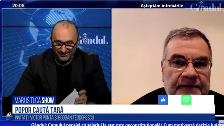POLL Marius Tucă Show: „Poate să susțină financiar Guvernul creșterea pensiilor, în două tranșe, începând cu 2024?