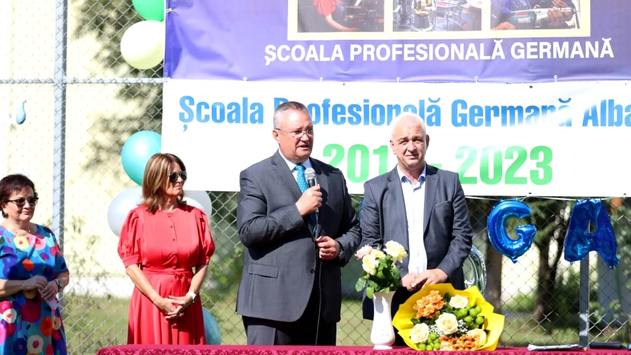 Nicolae Ciucă le-a vorbit elevilor despre importanța cunoașterii unei meserii: “Avem nevoie să dezvoltăm și acest segment”