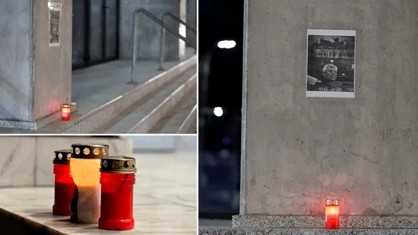 Imagini emoționante din fața Spitalului Universitar. Oamenii s-au adunat pentru a-i aduce un ultim omagiu lui Mircea Lucescu