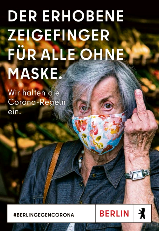 Campanie controversată de informare despre COVID-19: „Am vrut să se potrivească cu situația pandemică dramatică!” /„Este arogantă și ofensatoare!” - FOTO