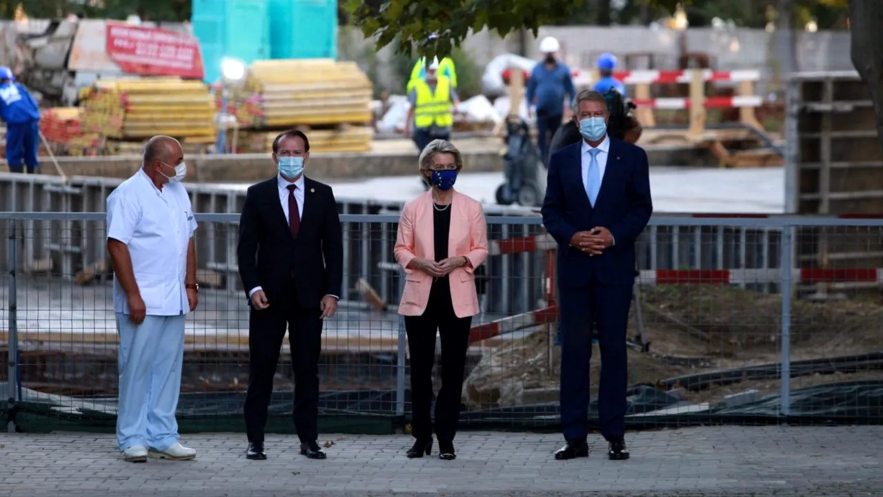 Ursula von der Leyen, la București: Azi, CE dă undă verde pentru PNRR-ul României de 29,2 miliarde euro