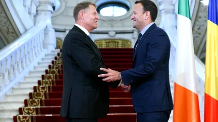 Iohannis, declarație de presă comună cu premierul Irlandei. Nimeni nu își dorește un HARD BREXIT