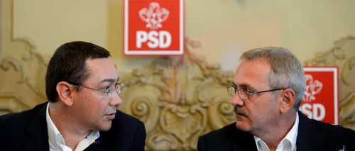 Dragnea: Categoric, Ponta nu va pleca din PSD dat afară de mine