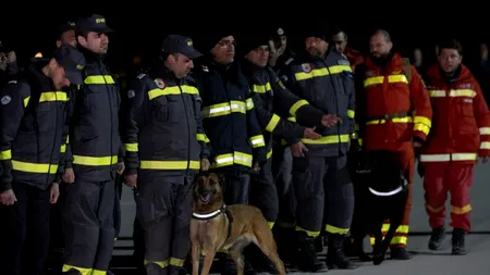 VIDEO | Lucian Bode, cuvinte de laudă la adresa salvatorilor români din Turcia: „Au fost zece zile intense și pline de provocări, în condiții vitrege, fără ezitări și fără teamă”