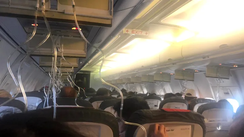 VIDEO | Un avion Blue Air care zbura din Praga spre București s-a depresurizat