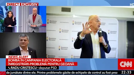 Radu Cristescu: „Am fost la aceste discuții și sunt REVOLTAT. Înregistrările sunt reale 100%”