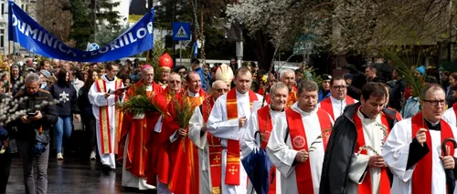 RESTRICȚII DE CIRCULAȚIE duminică, în București, cu ocazia procesiunilor dedicate Floriilor catolice
