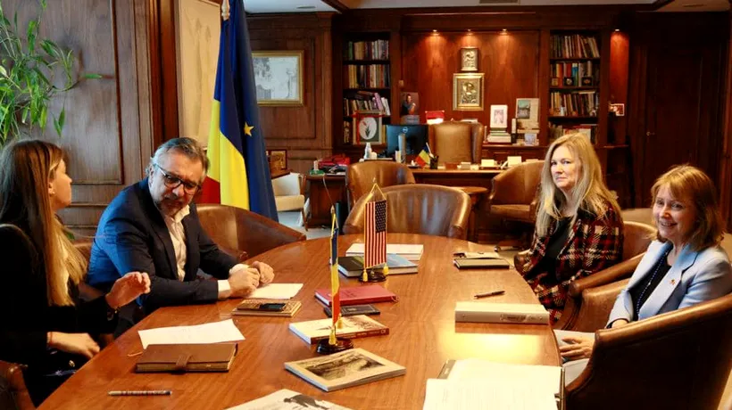 Ministrul Culturii s-a întâlnit cu ambasadoarea SUA în România: ”A fost un dialog extrem de aplicat”