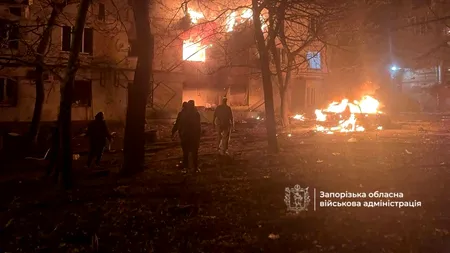 Atac al Rusiei în Zaporojie. Putin pune presiune pe Zelenski prin bombardamente