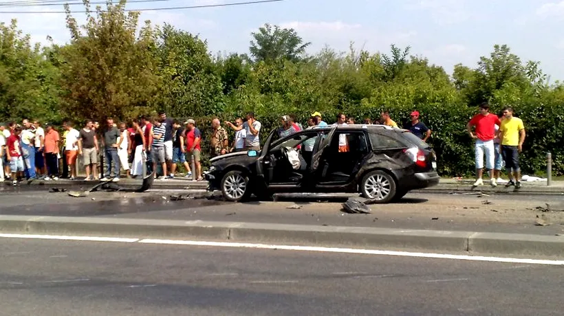 ACCIDENT PE DN1. Patru mașini s-au ciocnit în Balotești