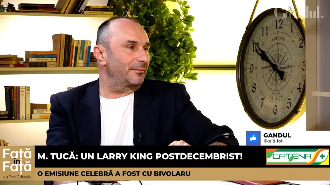 VIDEO | Marius Tucă: „La interviurile mele au participat Stolojan, Băsescu și Iliescu. Erau foarte buni ”
