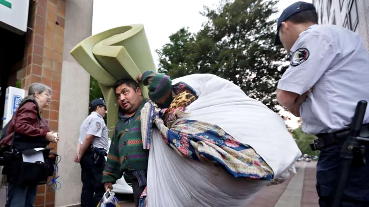 O tabără ilegală de romi a fost evacuată în regiunea franceză Essonne