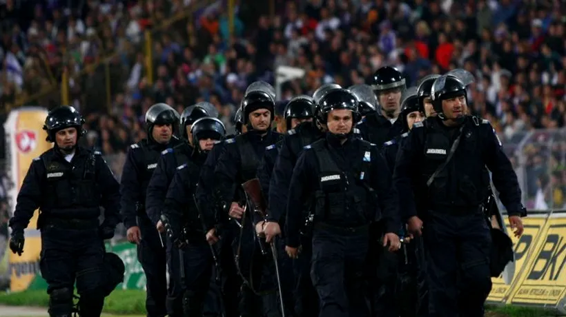 STEAUA - FC COPENHAGA. Peste 400 de jandarmi vor asigura ordinea publică la meci