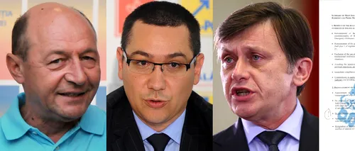 Cum s-a jucat la Bruxelles MECIUL POLITIC din România. EXCLUSIV - DOCUMENTUL cu cele 11 puncte discutate de premierul Ponta cu președintele Comisiei Europene, Jose Manuel Barroso