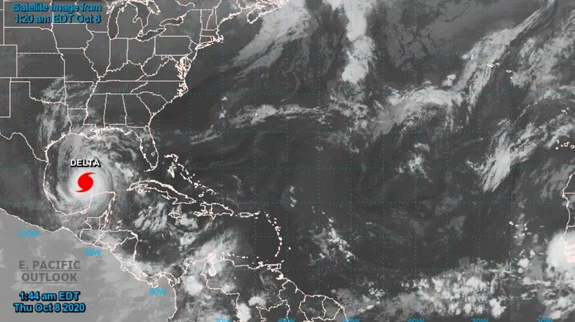 Uraganul Delta amenință SUA, în timp ce doi miniștri români sunt în vizită peste Ocean. Atenționarea de călătorie a MAE