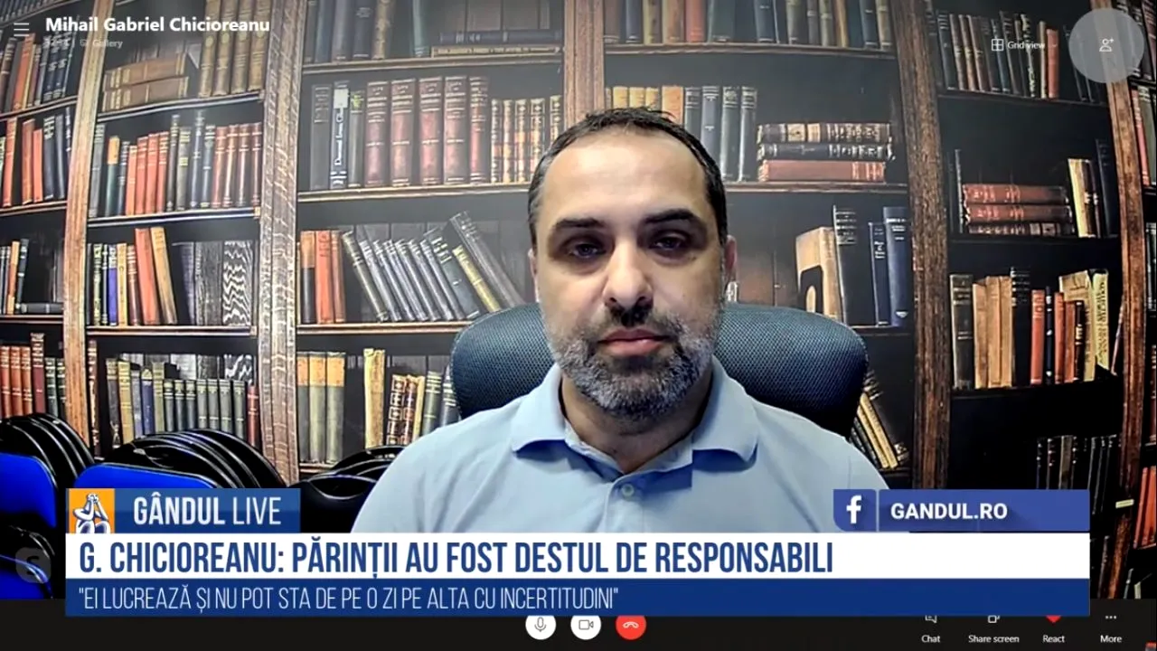GÂNDUL LIVE. Gabriel Chicioreanu, secretar general al Federației Asociațiilor de Părinți: „Părinții nu pot depinde de niște decizii luate de pe o zi pe alta / Este important ca părinții și profesorii să înțeleagă necesitatea vaccinării” | VIDEO