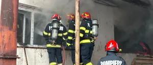 INCENDIU puternic la o fabrică din Prahova. Mobilizare de forțe masive pentru stingerea flăcărilor