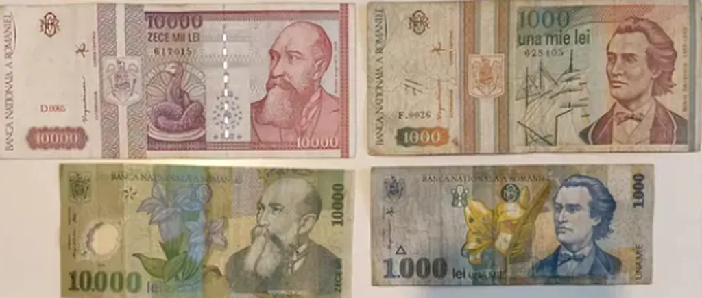 Suma ireală cu care se vinde o bancnotă veche de 1.000 de lei, cu chipul lui Mihai Eminescu