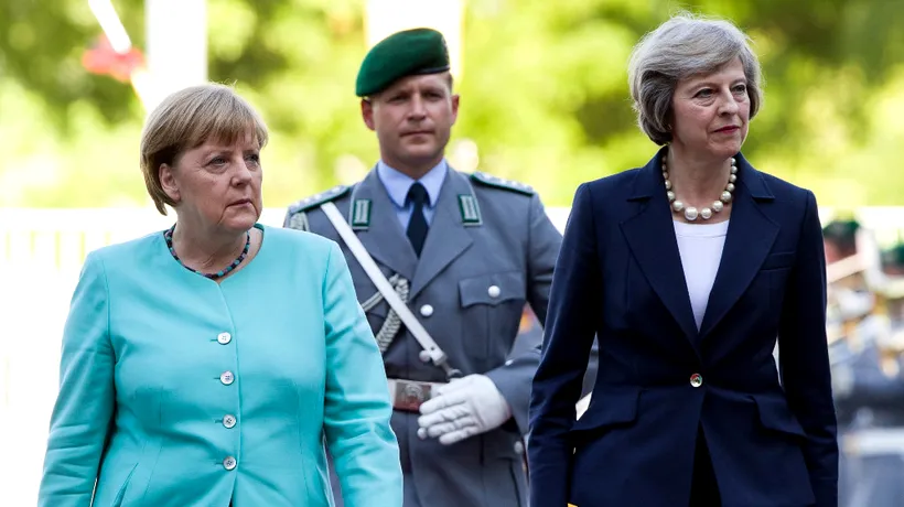 Angela Merkel anunță  Marea Britanie că riscă să piardă accesul la piața UE după Brexit. Răspunsul Theresei May