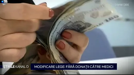 Parlamentarii vor să pună stop „atențiilor” către medici. Donațiile se pot face doar în numele spitalului