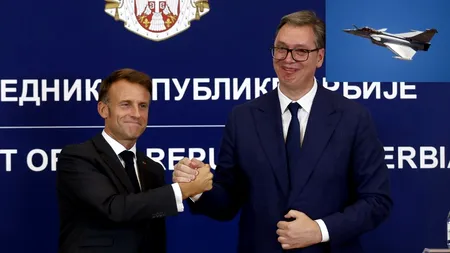 Serbia face un pas istoric în relațiile cu UE. Președintele Aleksandar Vučić cumpără 12 avioane de luptă franceze după întâlnirea cu Emmanuel Macron