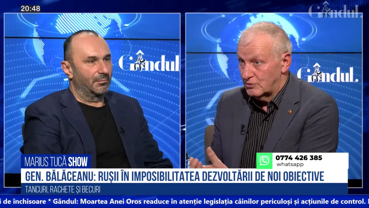 VIDEO | Gen. (R) Virgil Bălăceanu: „Armata rusă a performat prost. Ritmul de ofensivă a fost foarte slab”
