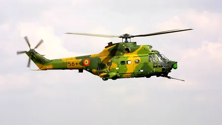 Incident aviatic lângă Reşiţa. Un elicopter militar a trebuit să aterizeze urgent
