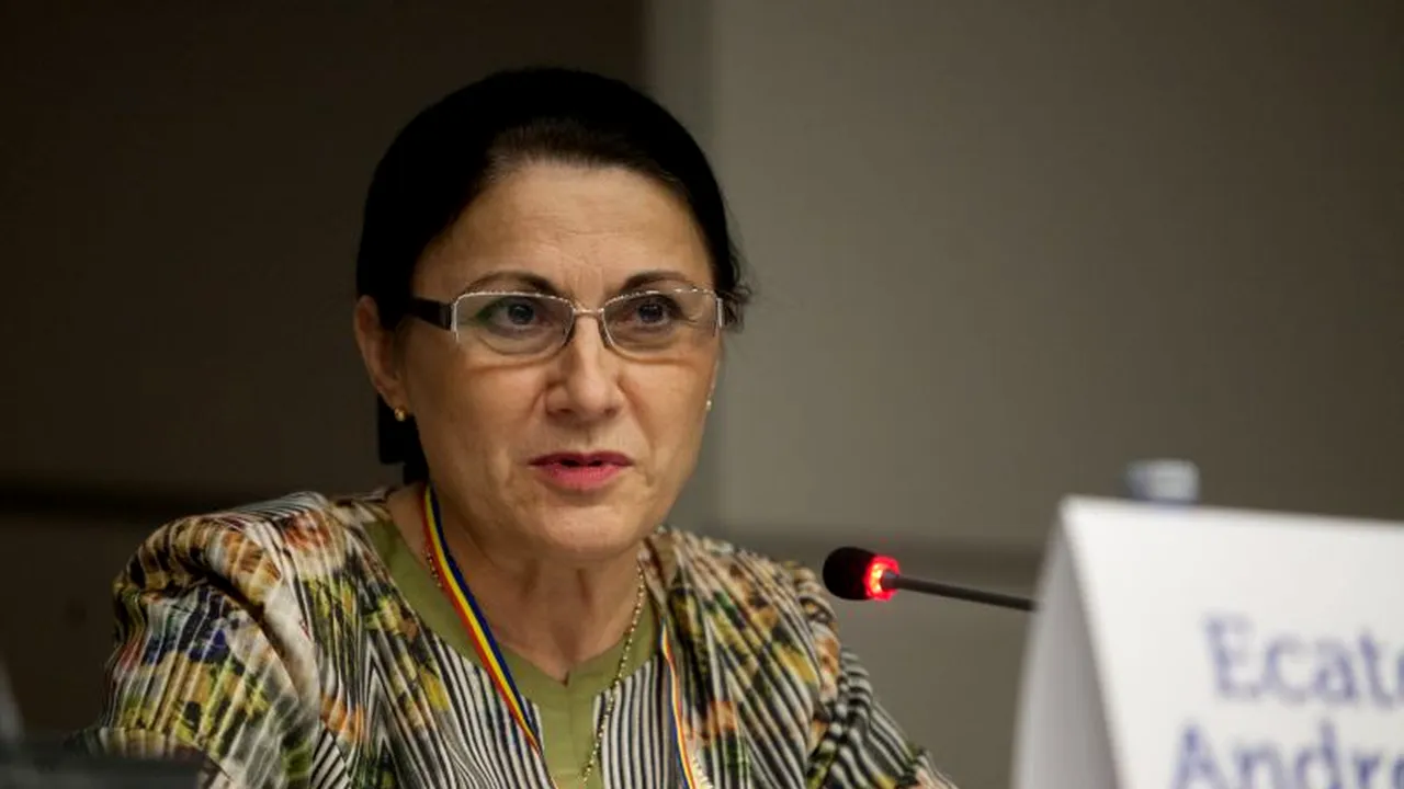 Ecaterina Andronescu vine la Gândul LIVE, la ora 20.00
