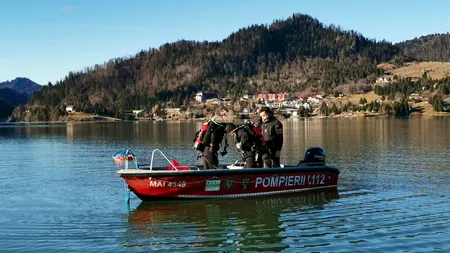 Scafandrii au găsit cadavrul tânărului dispărut în lacul Colibița. Pompierii din patru județe l-au căutat, de sâmbătă