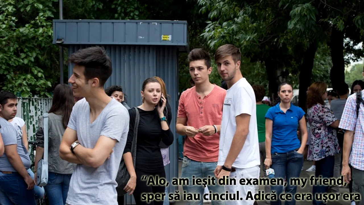 PERLE BAC 2013. Ce spun elevii la ieșirea din Examenul de Bacalaureat. 