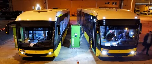 Primele autobuze electrice turcești au sosit la Timișoara. Primăria plătește 40 de milioane de euro pe 44 de vehicule