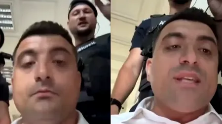 George Simion, EVACUAT de jandarmi din sediul Parchetului General, după ce a discutat cu procurorul din dosarul Elodia: 
