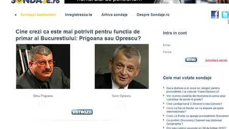 Câștigi un iPhone 4S dacă alegi primarul Bucureștiului pe www.sondaje.ro