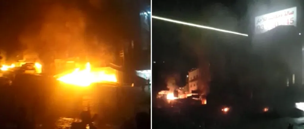 Explozii și focuri de armă lângă aeroportul din Beirut, joi seară, la trei săptămâni dupa explozia care a zguduit capitala Libanului (VIDEO)