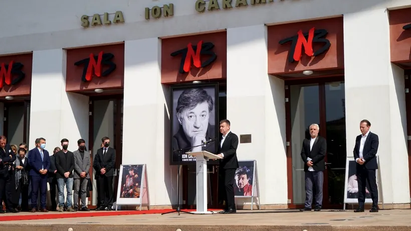 Sala Mare a TNB a primit numele actorului Ion Caramitru. Ministrul Culturii, Bogdan Gheorghiu: „Ne asigurăm că moștenirea culturală lăsată de domnia sa va ajunge la generațiile viitoare” (FOTO-VIDEO)