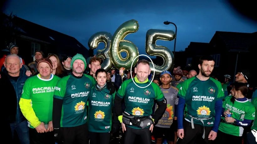Un britanic a alergat 365 de maratoane în 365 de zile, pentru a strânge bani în lupta împotriva cancerului: „Nu recordurile contează, ci a ajuta oamenii”