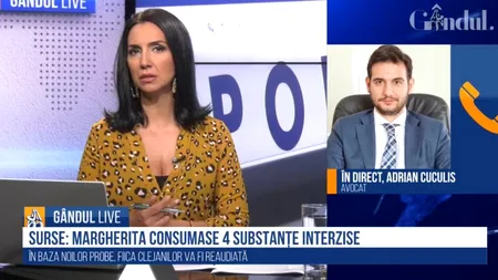GÂNDUL LIVE. Avocatul Adrian Cuculis, despre cazul Margherita: „Speța este interesantă prin prisma personajului”