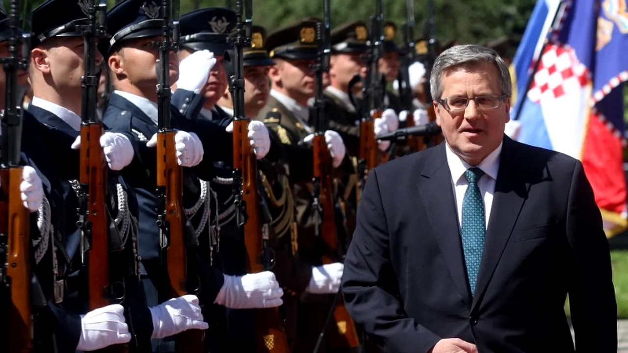 Președintele polonez, agresat la o ceremonie în Ucraina