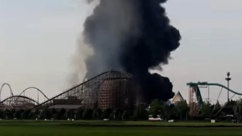 Incendiu în Parcul de distracții Europa Park Rust din Germania