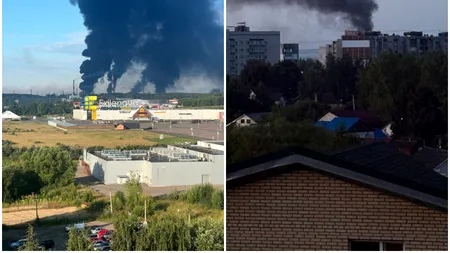 Ucraina atacă pentru a doua noapte consecutiv una dintre cele mai mari rafinării din Rusia. Incendiu puternic la instalația din Iaroslavl