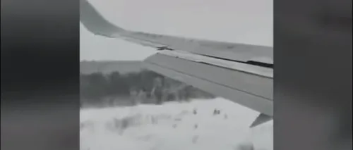 VIDEO Un avion cu 94 de pasageri la bord a aterizat forțat în Rusia