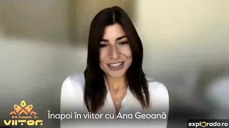 „Înapoi în viitor cu Andreea Perminova” | Ana Geoană, fiica lui Mircea Geoană, despre cum să slăbim sănătos: „Psihicul este cel mai important”