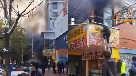 Incendiu DEVASTATOR la un magazin din China. 39 de persoane au murit și alte nouă sunt rănite