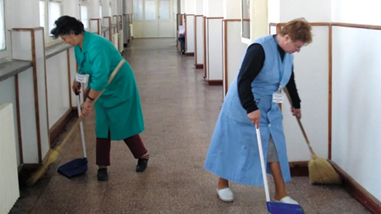 Ce SALARIU are o româncă, angajată ca femeie de serviciu în Italia. Cât ar câștiga în România, pentru același job